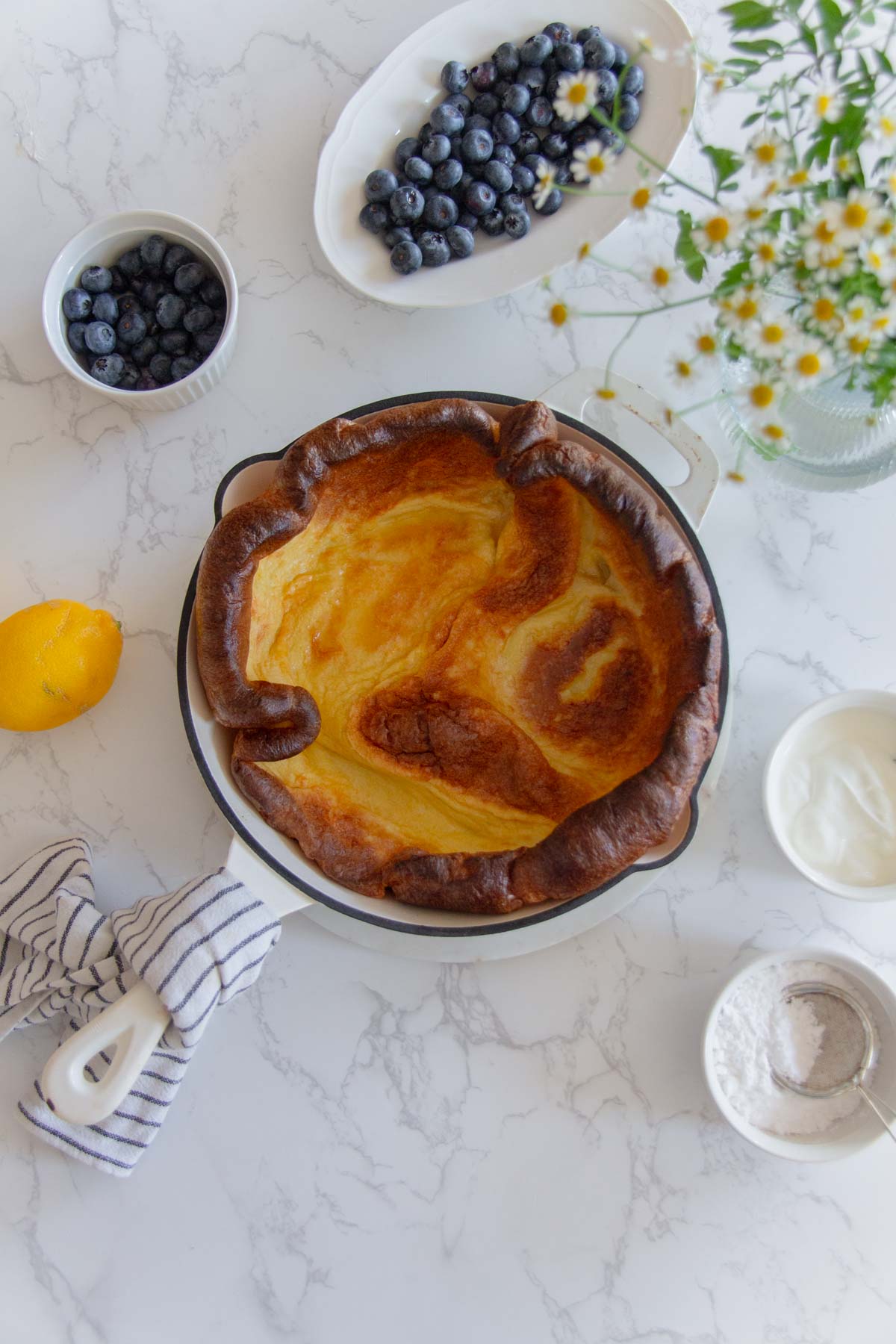 dutch baby, pieczony naleśnik