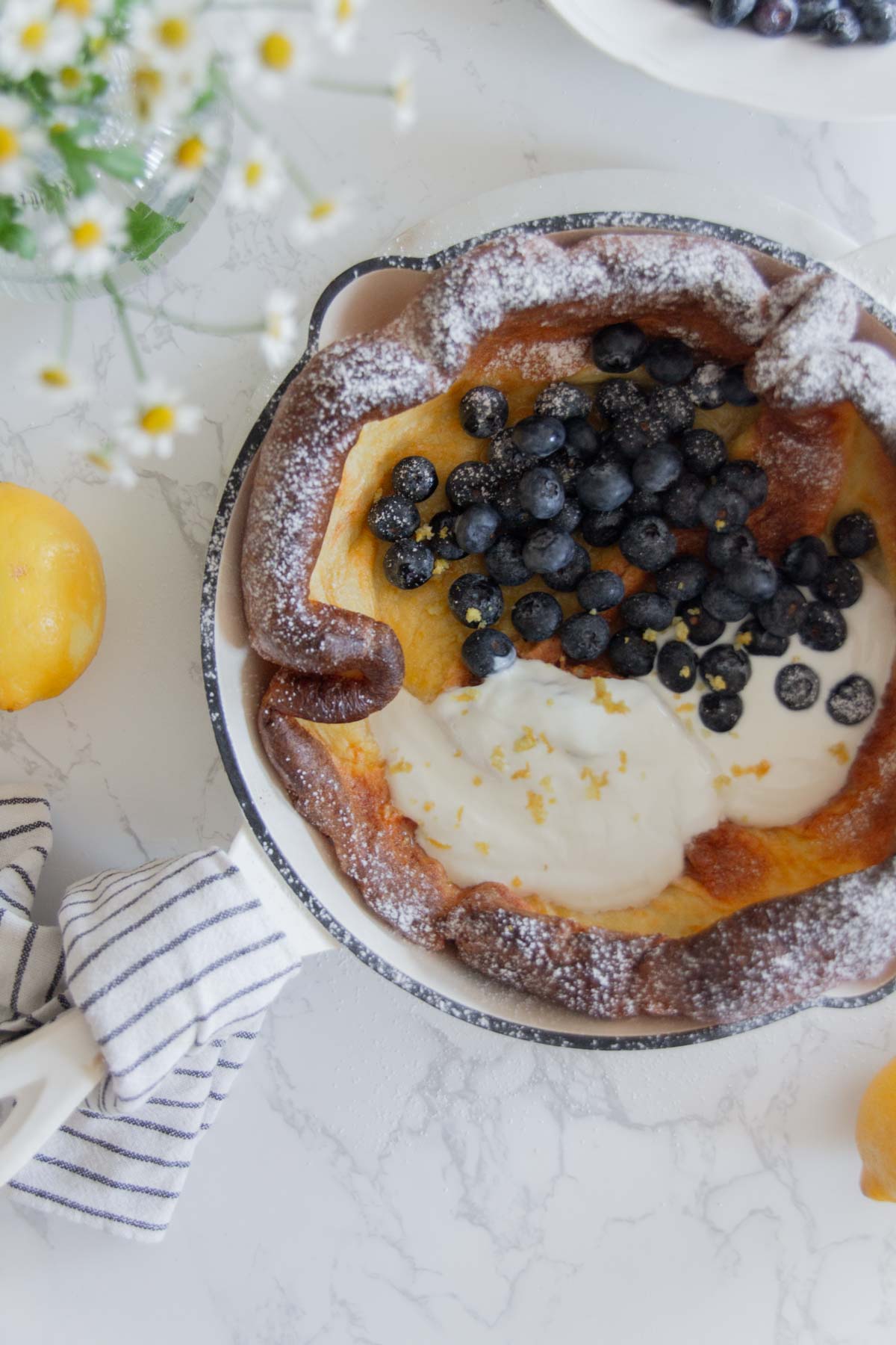 dutch baby, pieczony naleśnik