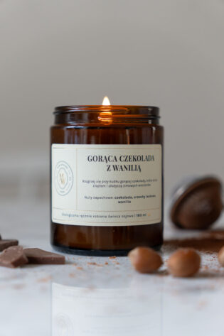 świeca sojowa "gorąca czekolada" 180 ml