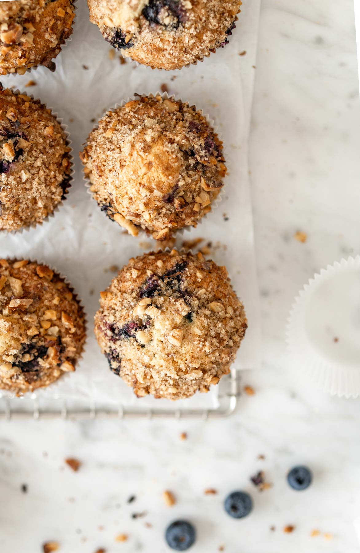 muffiny z borówkami