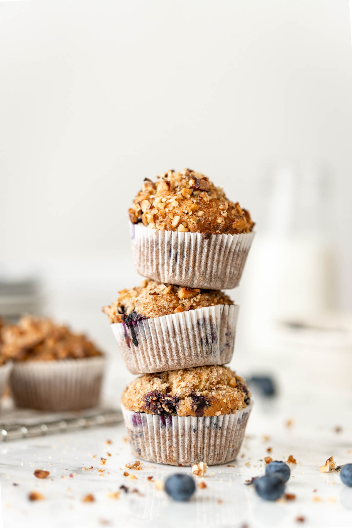muffiny z borówkami