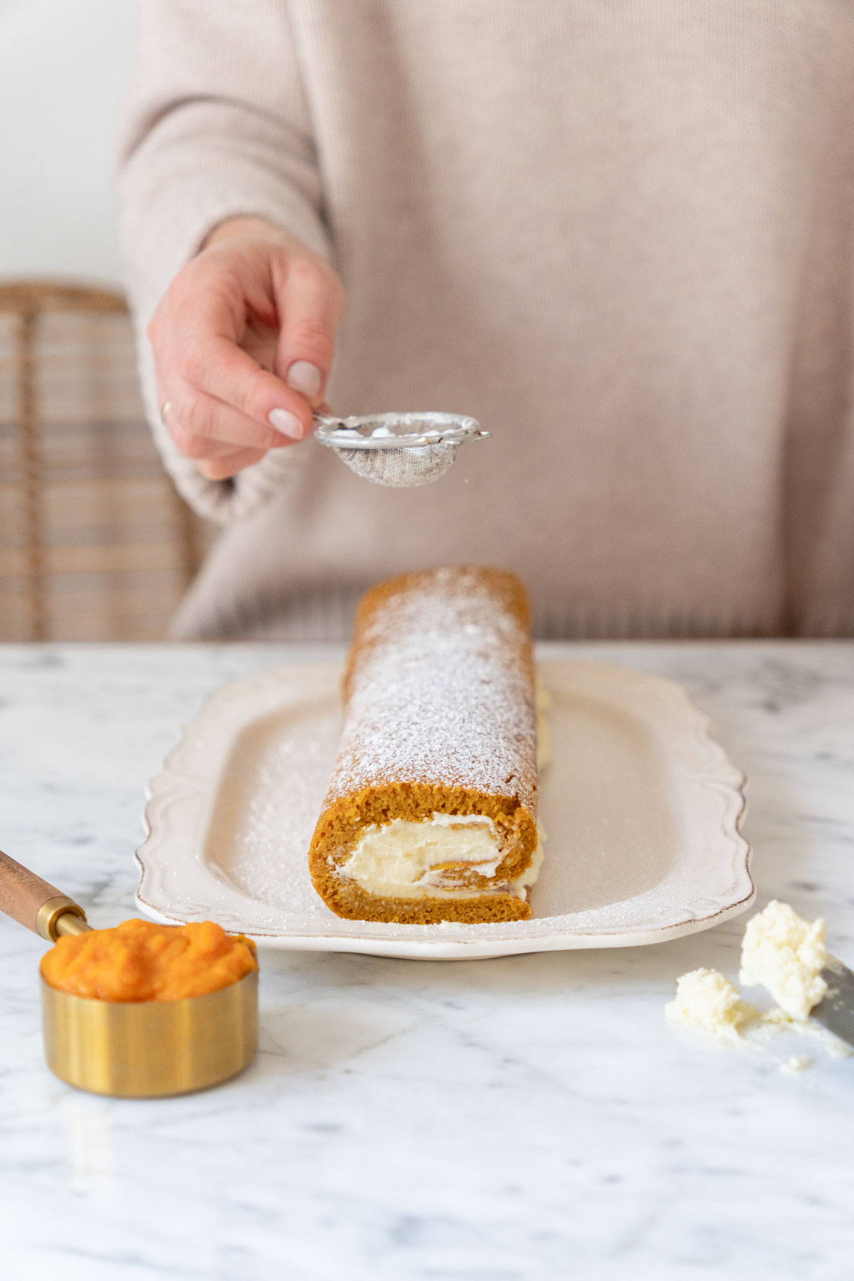 najprostsza rolada biszkoptowa