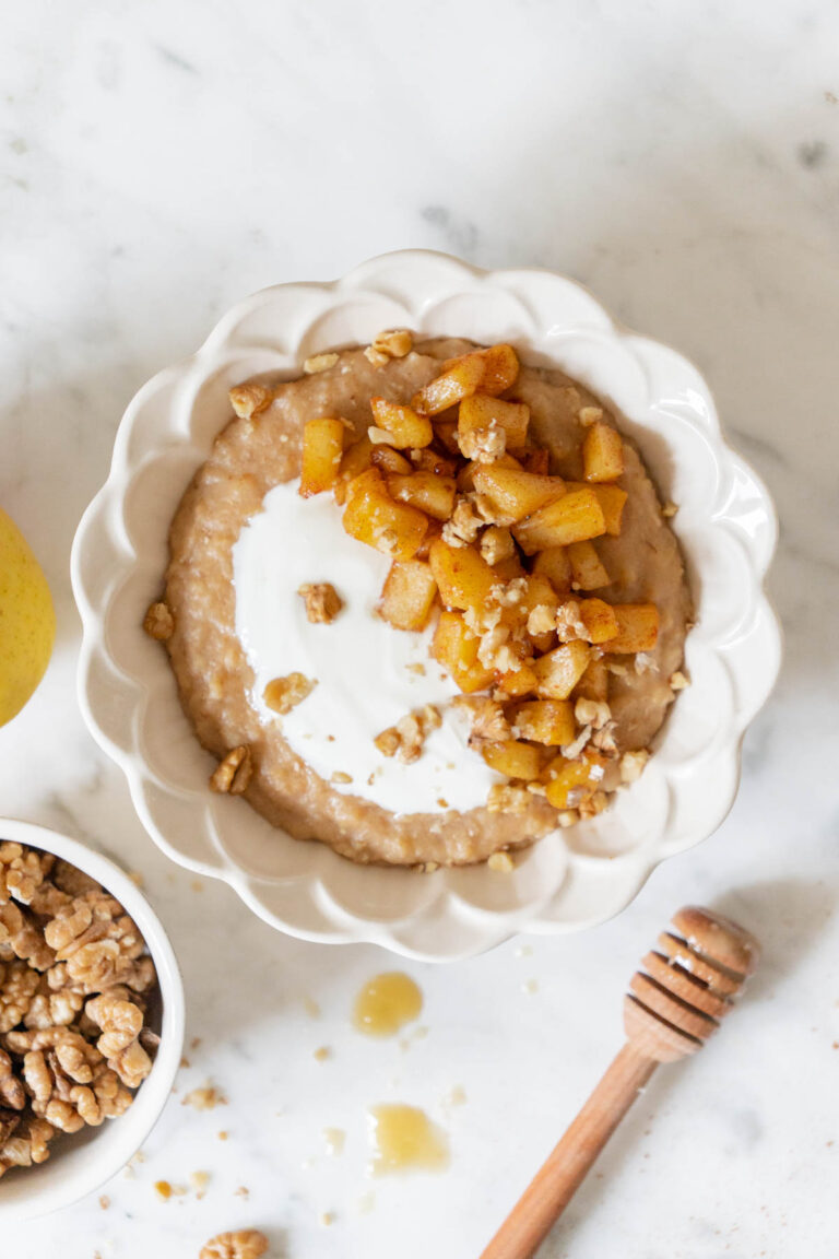 owsianka z jabłkami