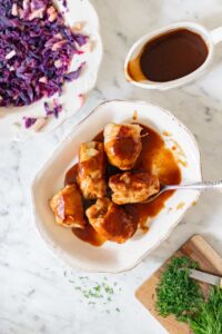 soczyste roladki z kurczaka w sosie