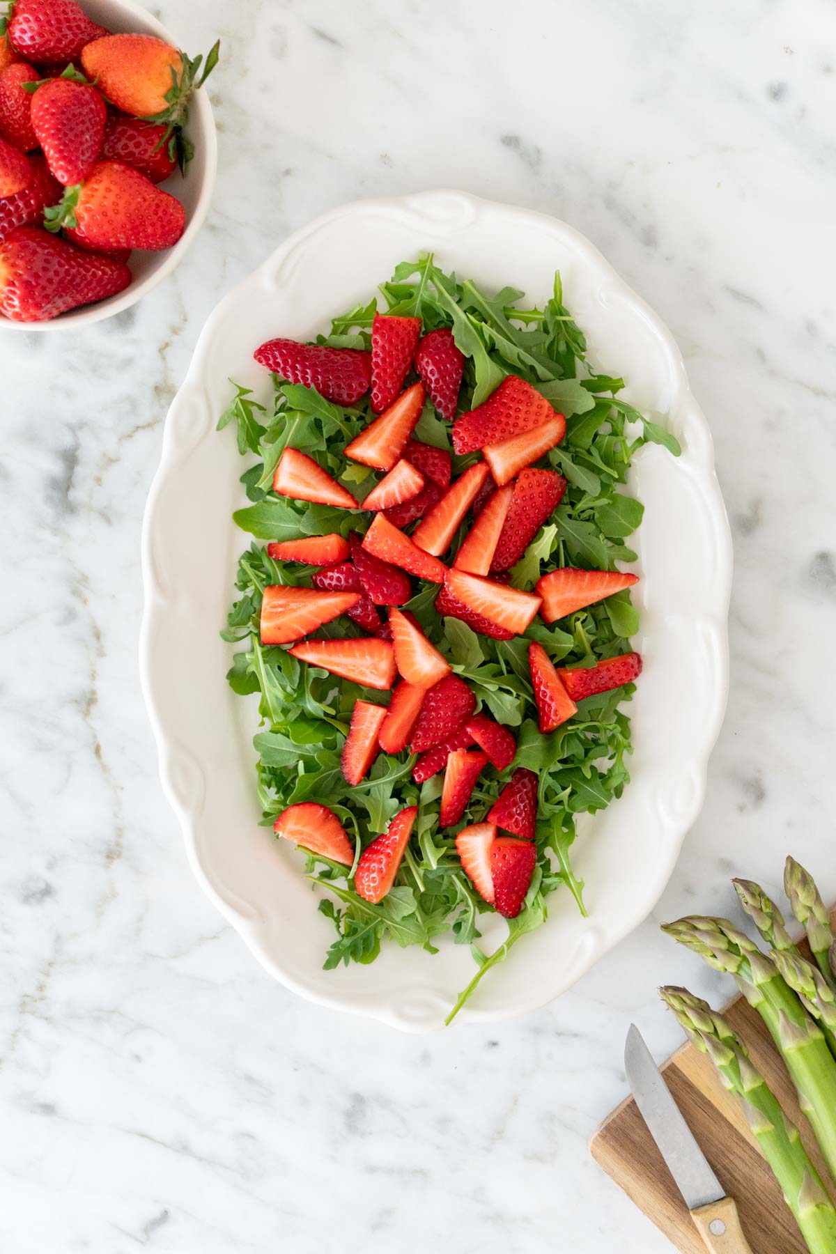 sałatka ze szparagami