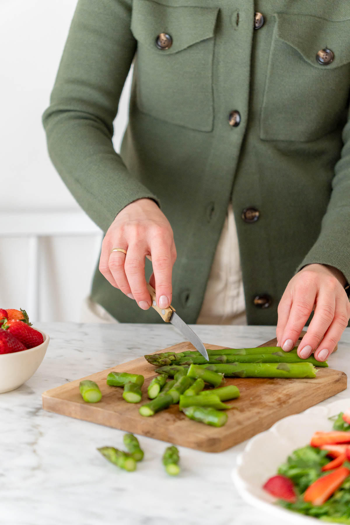 sałatka ze szparagami