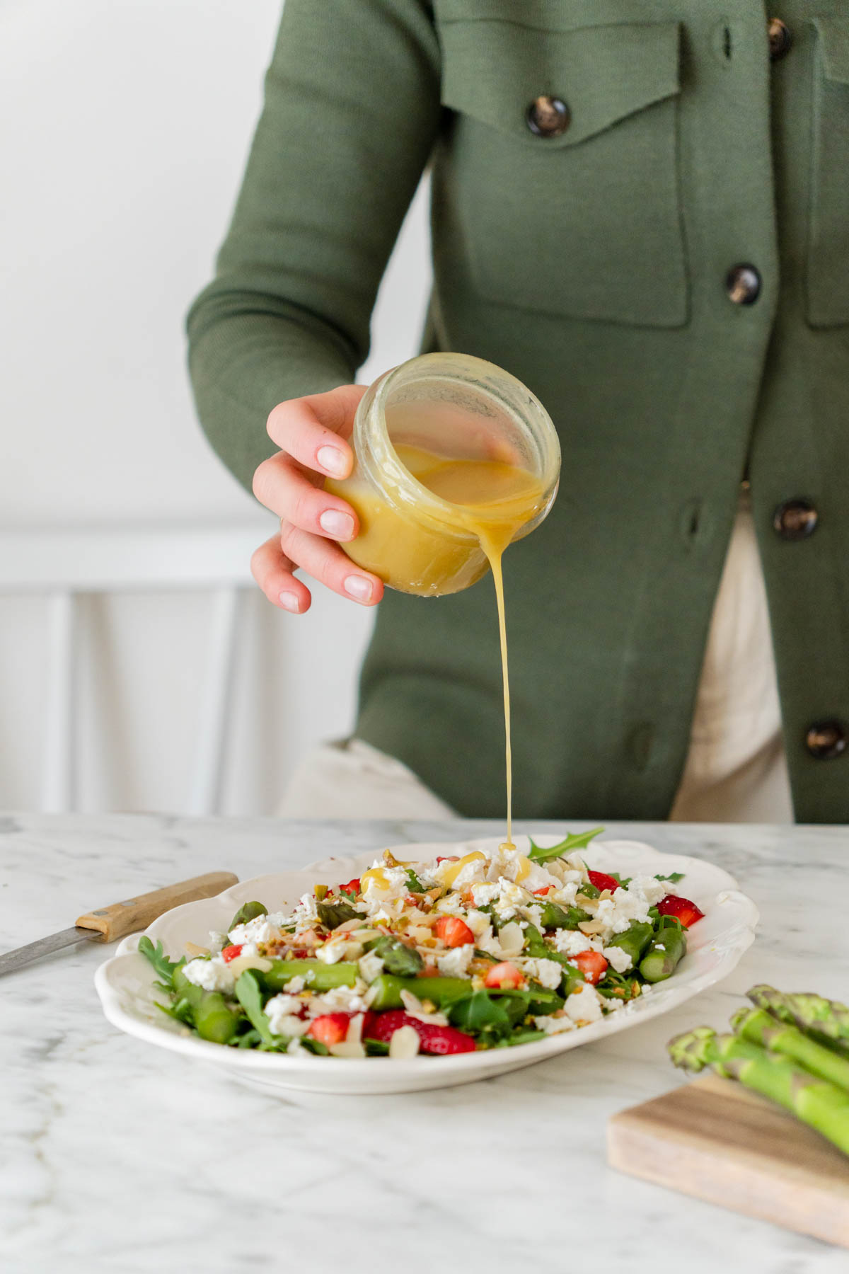 sałatka ze szparagami