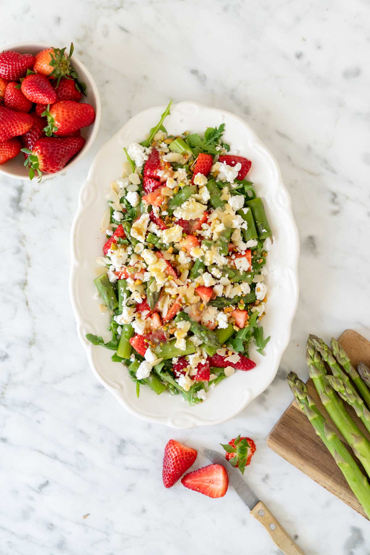 sałatka ze szparagami